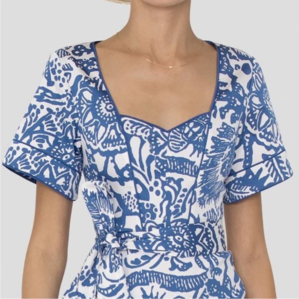 Alexis BERENNA Sweetheart Neckline Tropical Dress - Picture 2 of 10